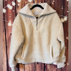 Kit and Ace Cream Teddy Jacket